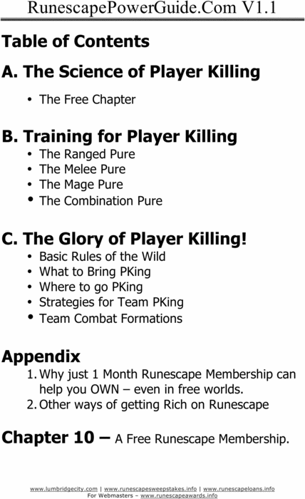 Product picture Runescape Pure Guide